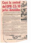 Cayó la central del OPR-33. 1973_3_29. Diario La Mañana.jpg