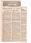 Revulocionarios se reunen en pais sin libertades. 1972_12_9. Diario La Mañana.jpg